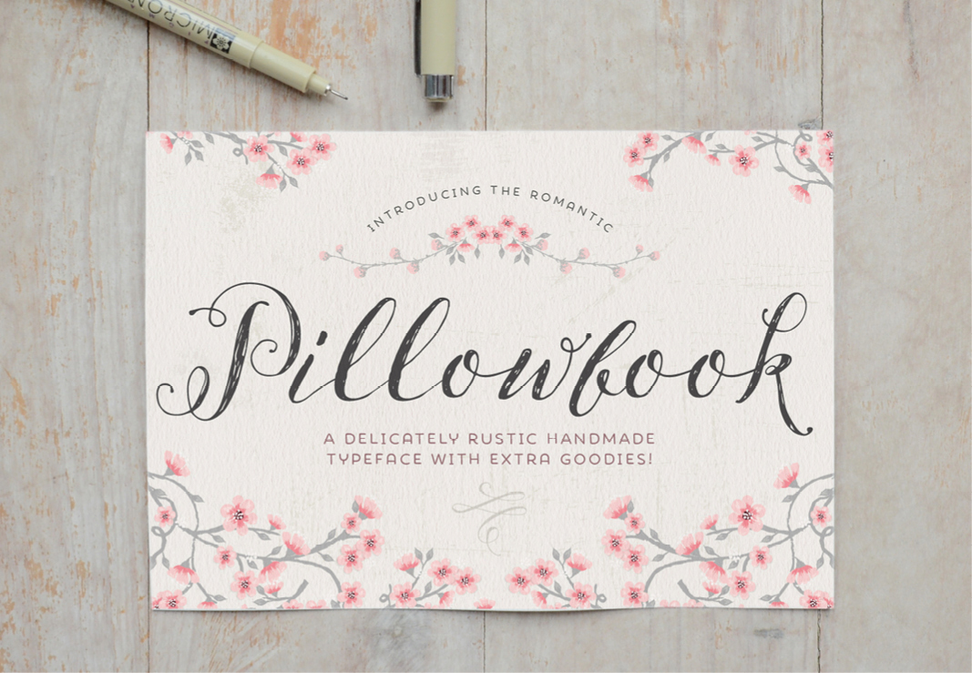 Pillowbook: my new font has arrived!