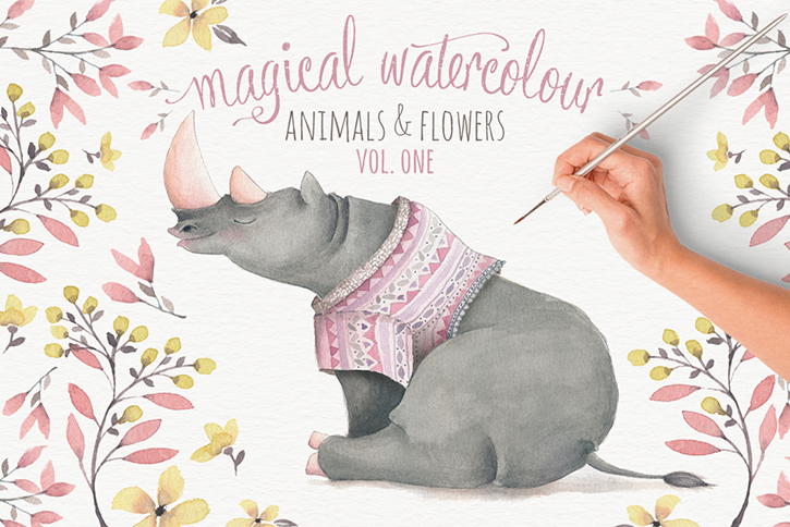 Magical Watercolour Graphics Volume 1