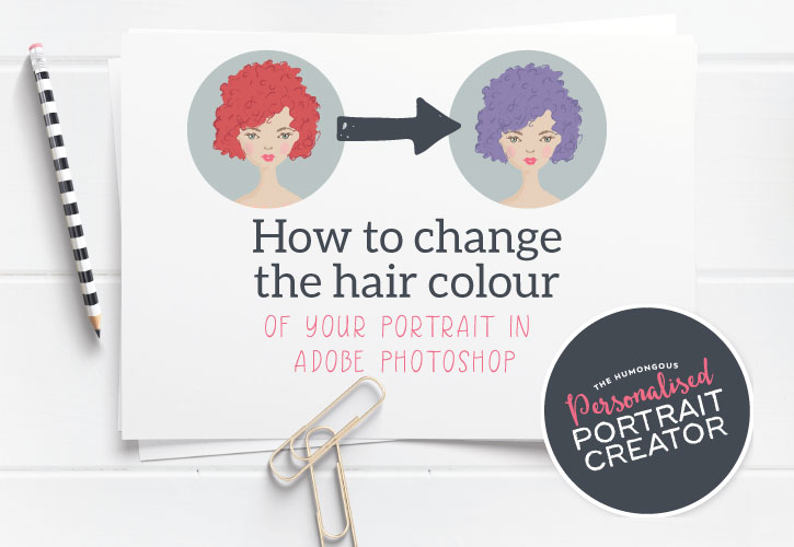 How to change the hair colour in Adobe Photoshop