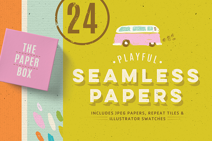 The Paper Box: Seamless paper textures