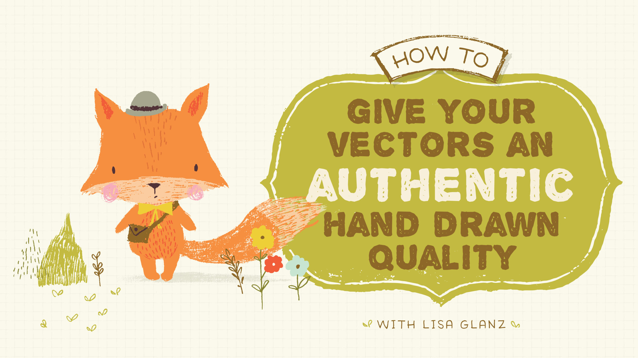 How to give your vector drawings a hand drawn quality