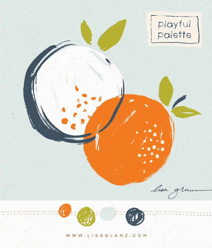 Playful palette: citrus flavour