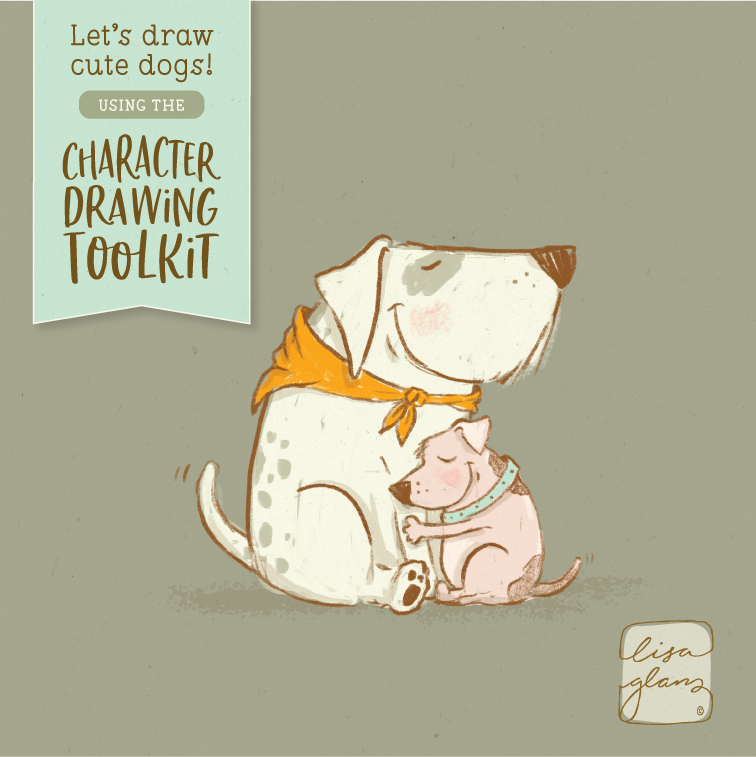 Let’s draw cute dogs!
