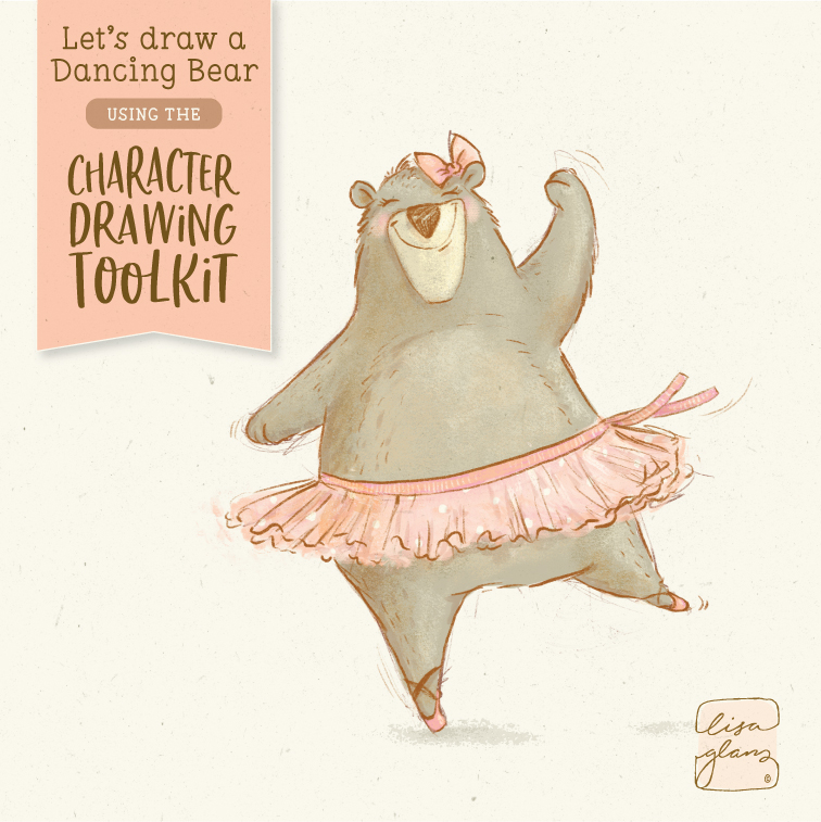 Let’s draw a dancing bear!
