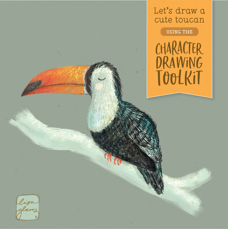 Let’s draw a cute toucan!