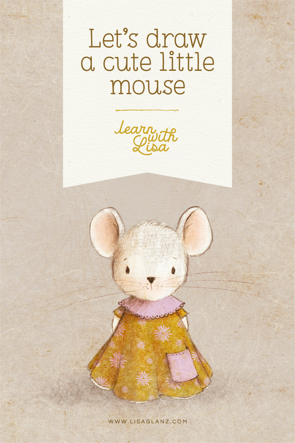 How to draw a cute little mouse character in Procreate