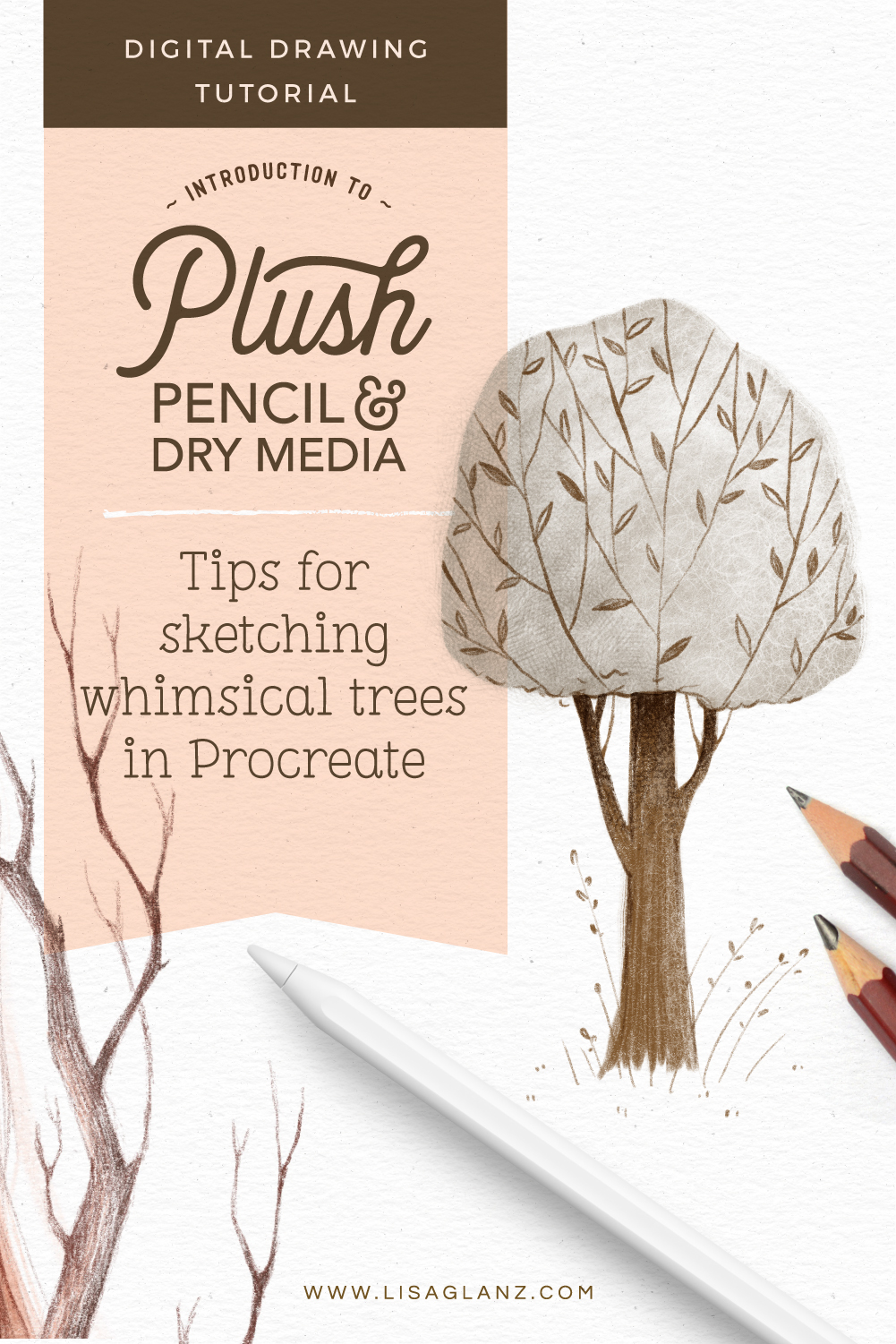 Digital drawing: Tips for sketching whimsical trees in Procreate