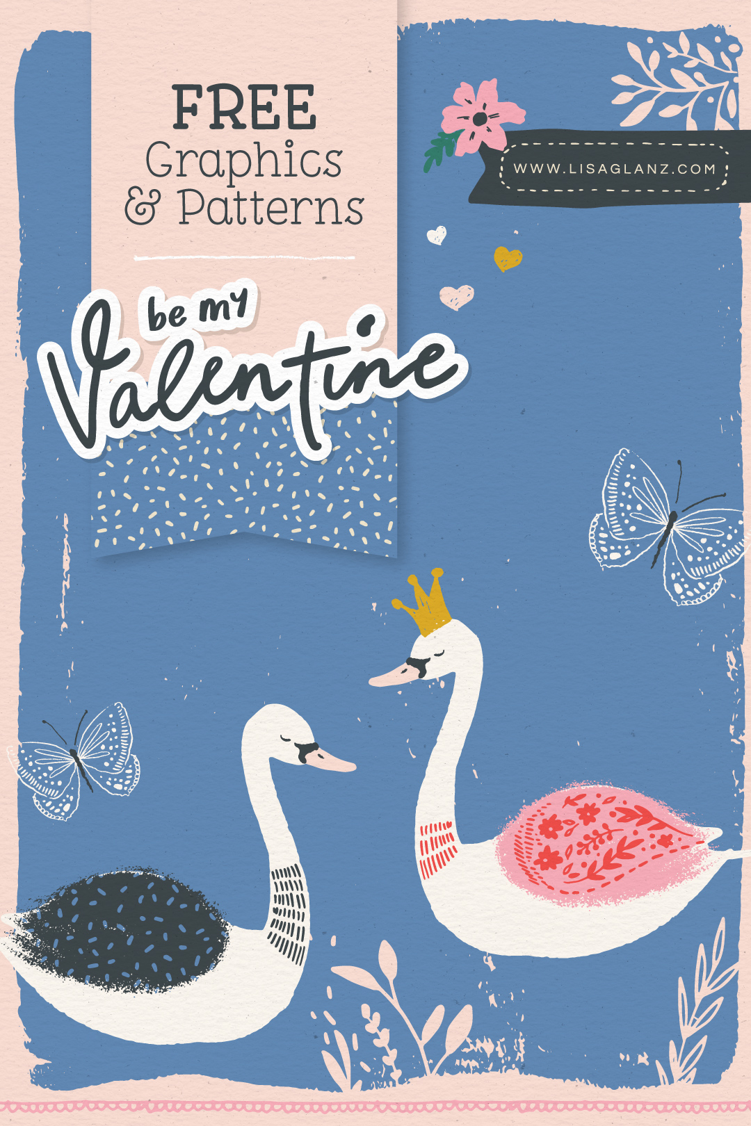 Free Valentine’s Day graphics and patterns!