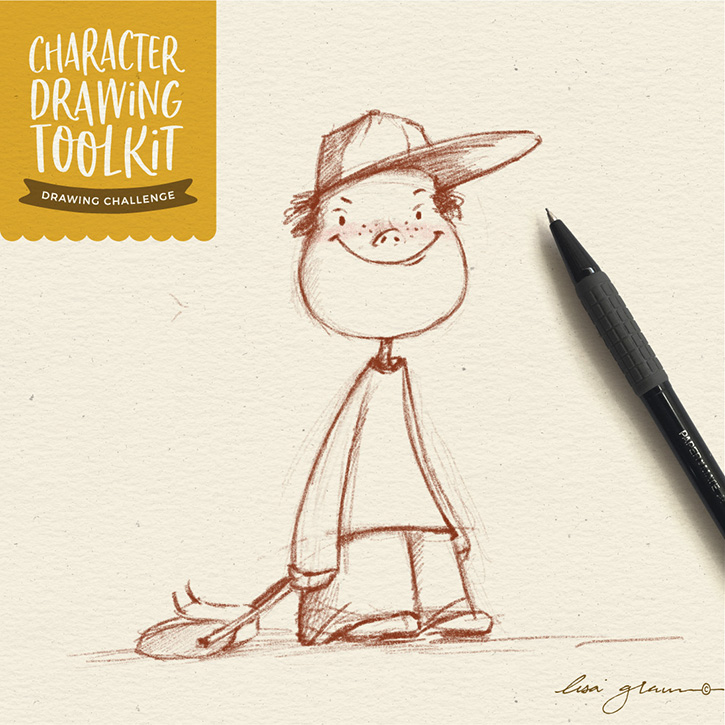 Character Drawing Challenge #36: Mischievous schoolboy