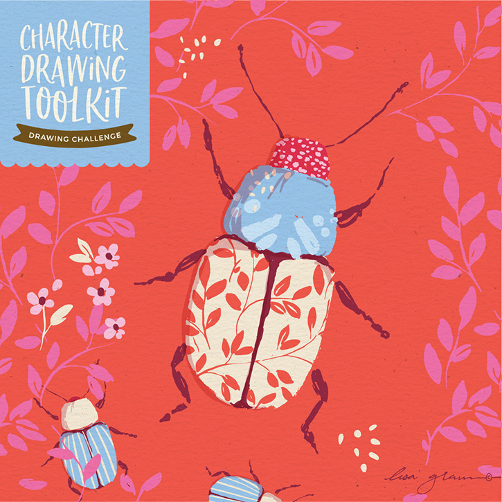Character Drawing Challenge #49: Spring bug