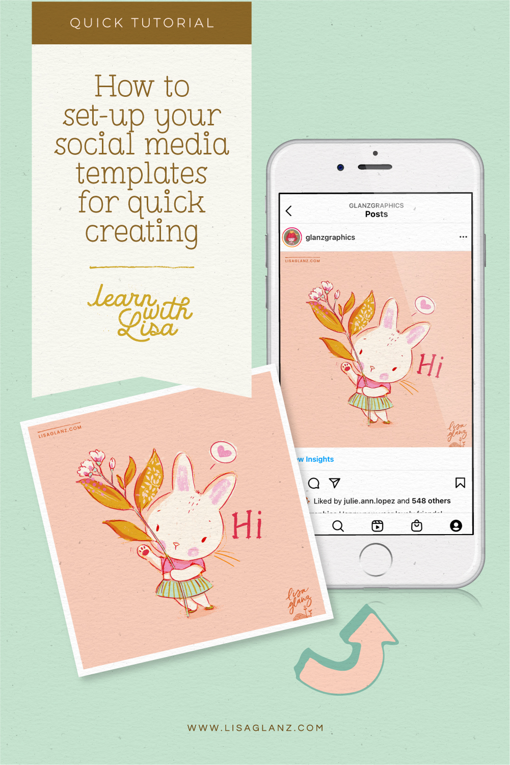 How I set-up my social media templates for quick creating