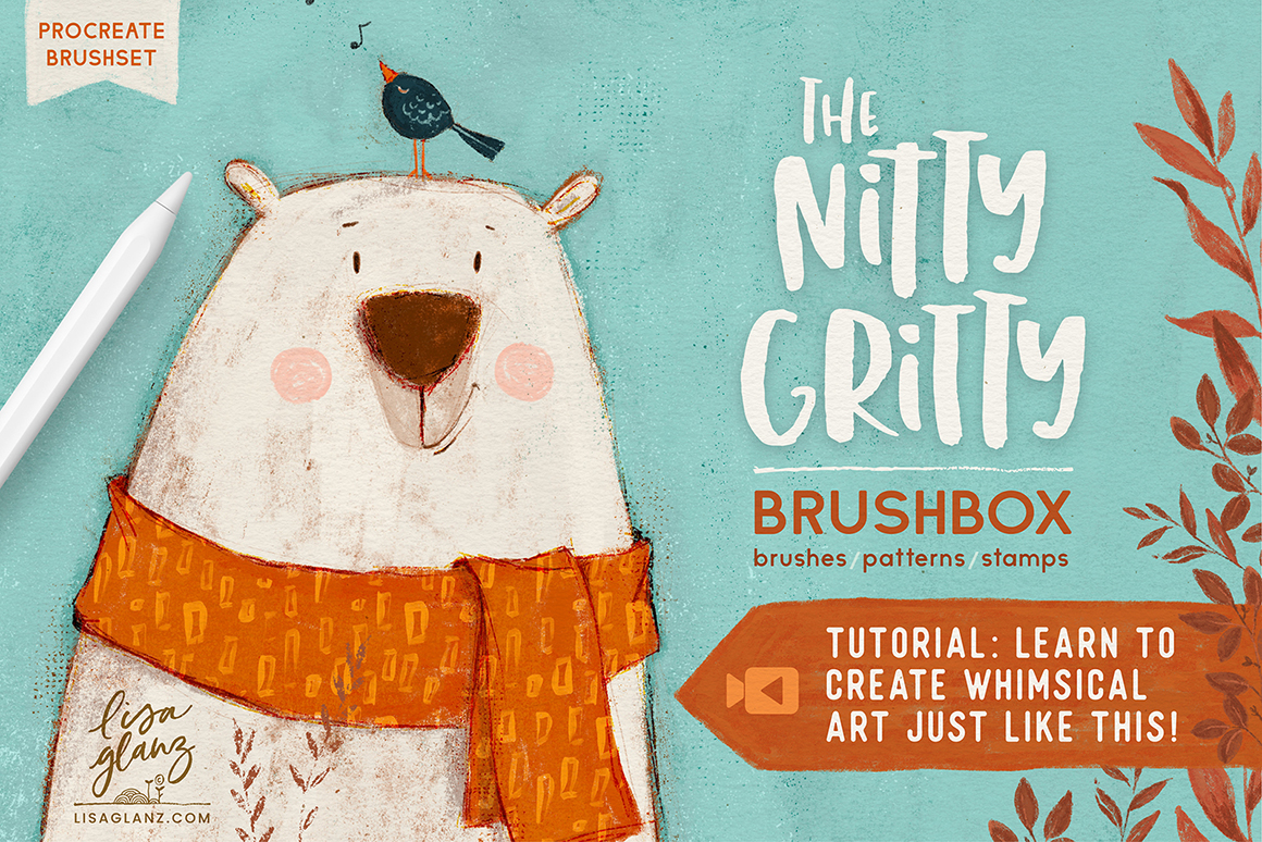 The Nitty Gritty Brushbox Texture Brushes for Procreate