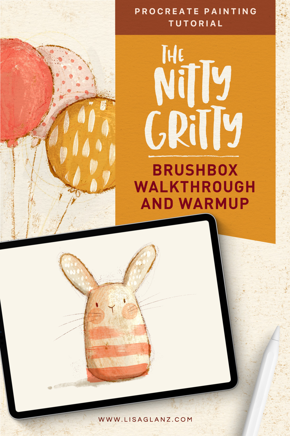 Add effortless texture in Procreate with The Nitty Gritty Brushbox