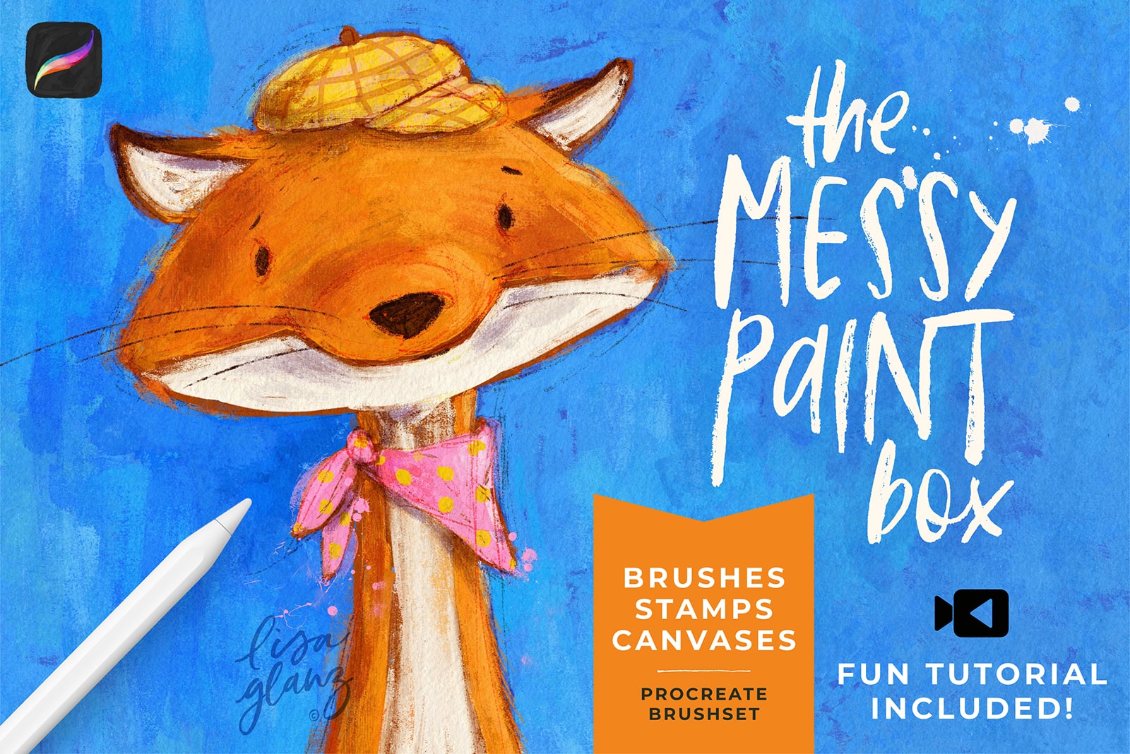 Messy paint box by Lisa Glanz cover
