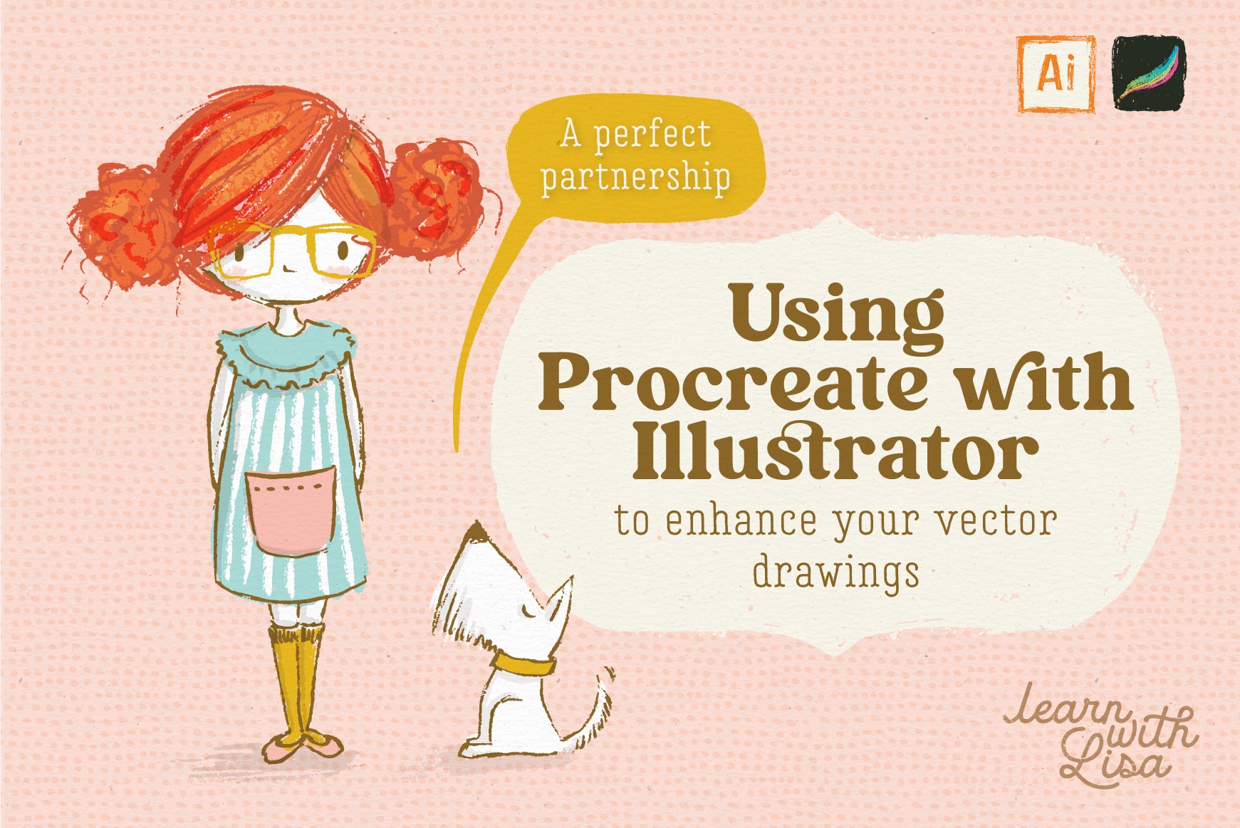Using Procreate with Illustrator to enhance your vector drawings