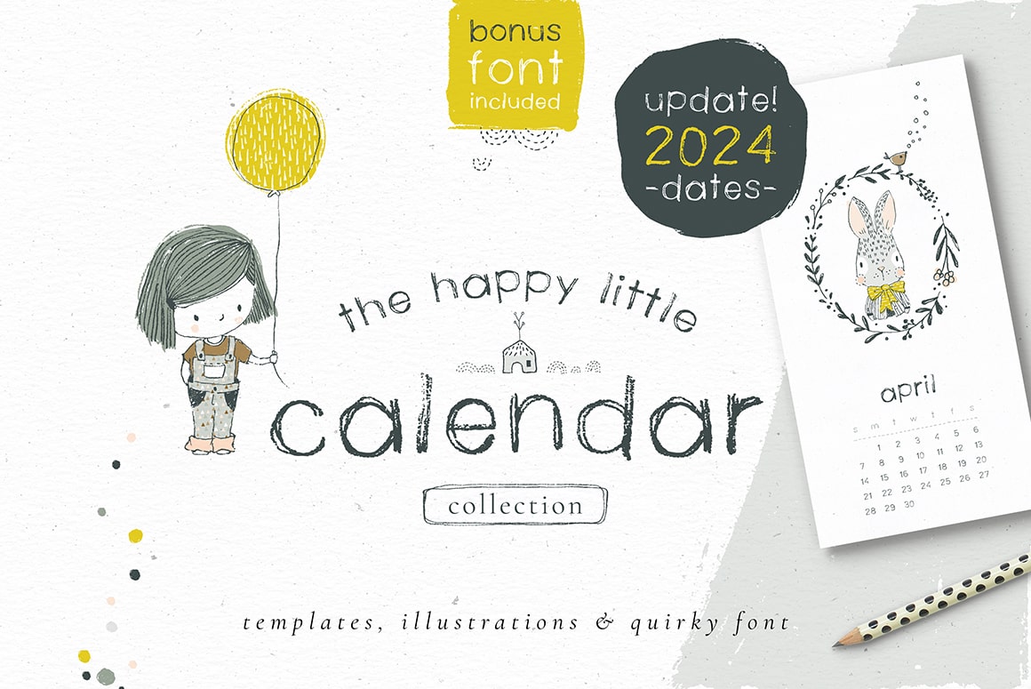 The Happy Little Calendar Collection 2024