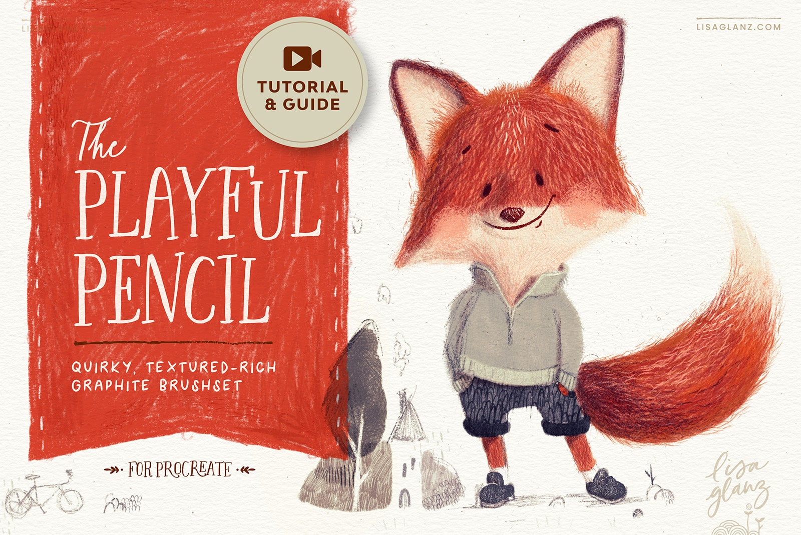 The Playful Pencil – Whimsical Graphite & Fur Brushes for Procreate