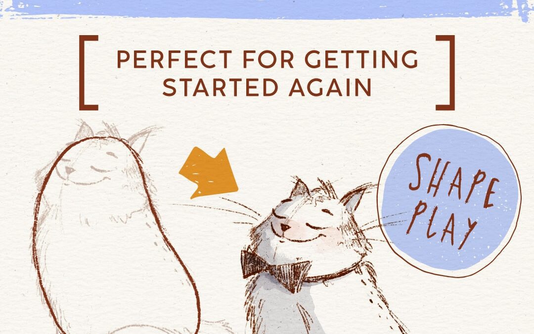 A simple drawing warm-up, perfect for getting started in the new year