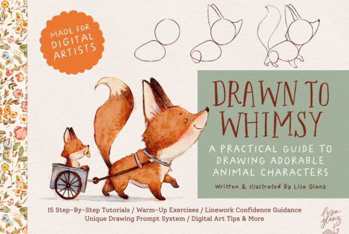 Drawn to Whimsy guide for drawing cute animals