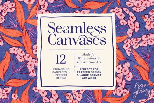 Seamless Canvas textures for Procreate cover