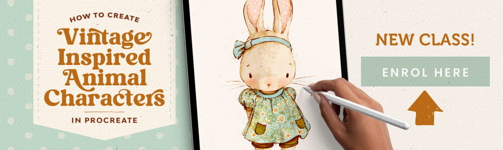 how to draw vintage style animals class enrol